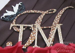 Mardi Gras cake topper