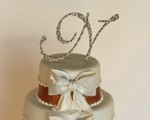 Monogram Cake Toppers