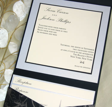 I Do Bliss creates handmade invitations specializing in weddings