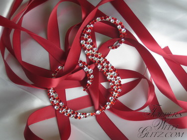 Single Initial Crystal Cake Topper