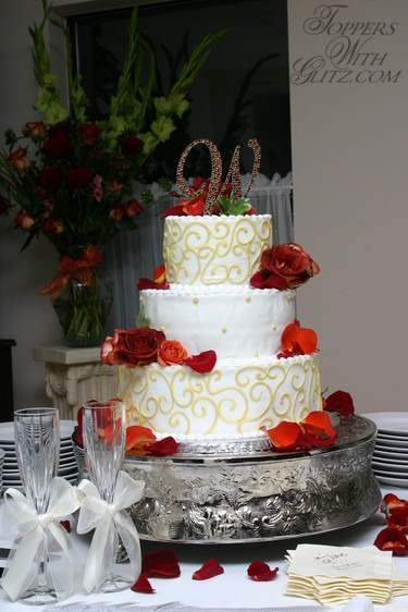 Initial Cake Topper