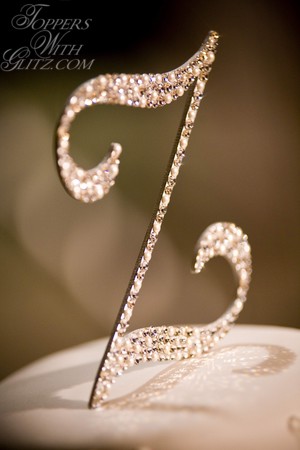 Initial Cake Topper