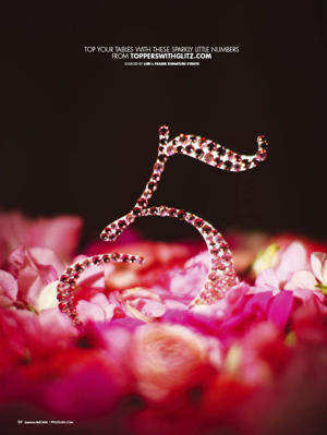 Toppers With Glitz in Wed Luz Magazine