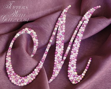 Crystal cake topper