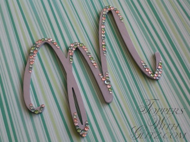 Crystal cake topper