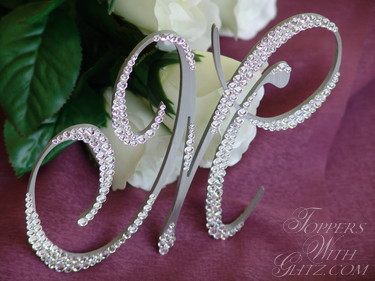 Crystal cake topper