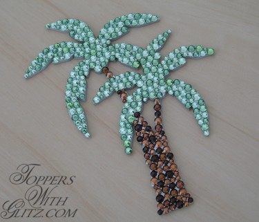 Palm Tree Cake Topper