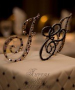 Modern Monogram Cake Topper